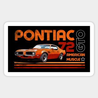 Pontiac 72 retro vintage Magnet